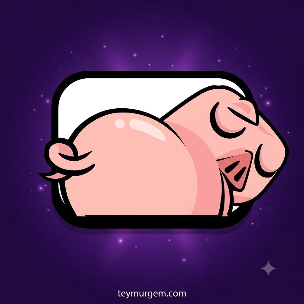 ایموت خوک خوابیده | Sleeping Pig Emote