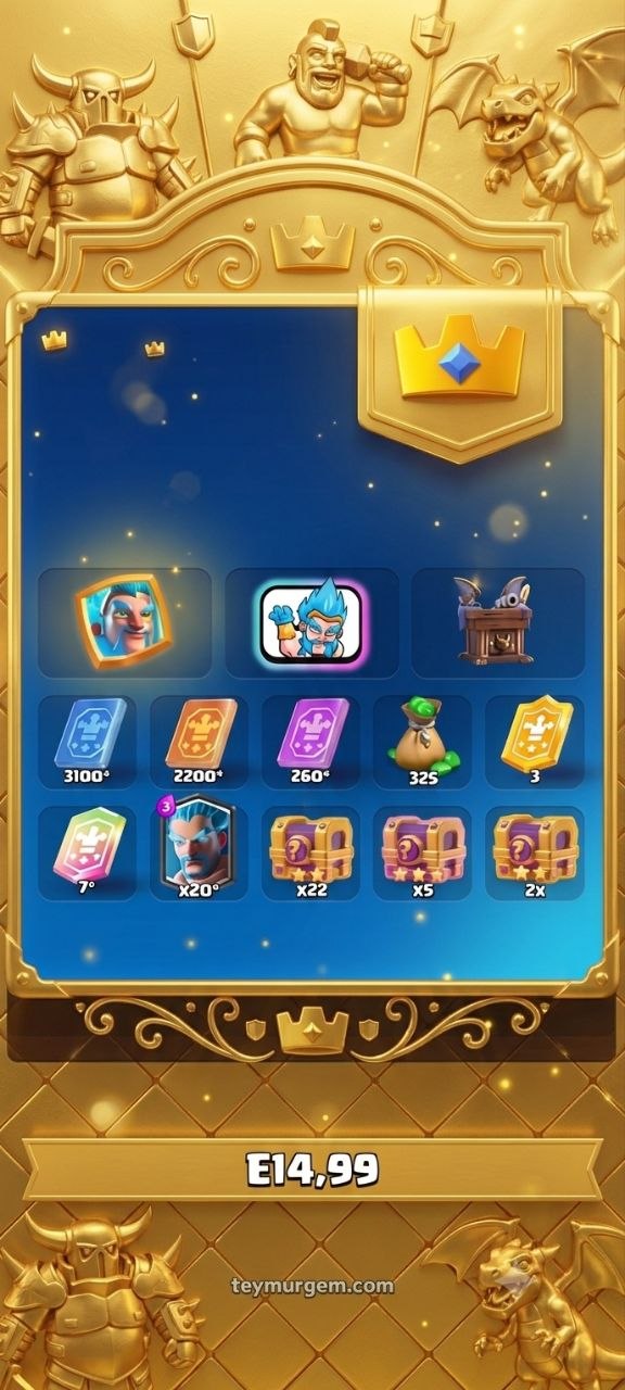 بلیط طلایی کلش رویال (Pass Royale)