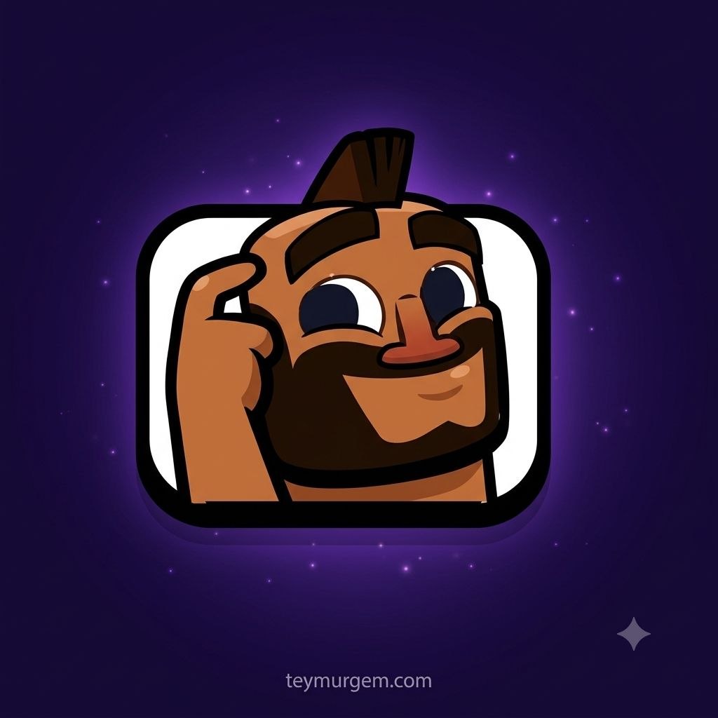 ​ایموت هاگ رایدر در حال فکر کردن | Hog Rider Thinking Emote